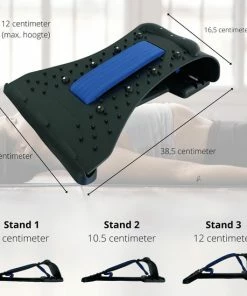 Nekstretcher Nekmassage Apparaat - Backstretcher Met Nekmassage - Rugstretcher Earkings -KLASVSA Verkoop 550x550 600