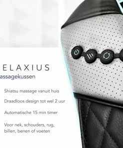 Relaxius? Massagekussen - Draadloos - Shiatsu Massagekussen - Nekmassage - Infrarood Warmtefunctie - 3 Intensiteitsstanden 13 Relaxius? Massagekussen - Draadloos - Shiatsu Massagekussen - Nekmassage - Infrarood Warmtefunctie - 3 Intensiteitsstanden -KLASVSA Verkoop 550x550 609