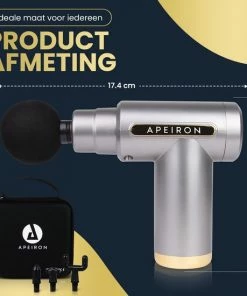 Apeiron Mini Massage Gun - Sport En Relax Massage - Professioneel - Inclusief Koffer - 4 Opzetstukken - Massage Apparaat - Massage Pistool -KLASVSA Verkoop 550x550 625