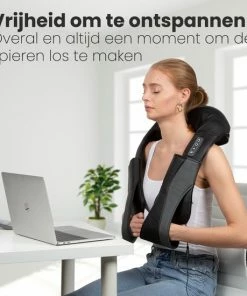 Auronic Massagekussen - Shiatsu - Elektrisch - Met Warmtefunctie - Nek En Schouder - Met Draagtas - Zwart 2 Auronic Massagekussen - Shiatsu - Elektrisch - Met Warmtefunctie - Nek En Schouder - Met Draagtas - Zwart -KLASVSA Verkoop 550x550 630