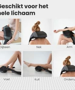 Auronic Massagekussen - Shiatsu - Elektrisch - Met Warmtefunctie - Nek En Schouder - Met Draagtas - Zwart 9 Auronic Massagekussen - Shiatsu - Elektrisch - Met Warmtefunctie - Nek En Schouder - Met Draagtas - Zwart -KLASVSA Verkoop 550x550 637