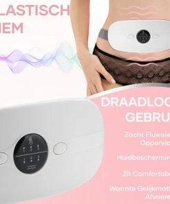 MoreWomen? MVK02 - Menstruatie Warmteband - Verwarmde Menstruatieband - Verwarmingsband - Warmtekussen - 3 Warmtestanden - Triltechnologie - Wit -KLASVSA Verkoop 550x550 657