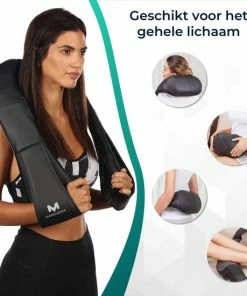 Massagerr? Shiatsu Massagekussen ? Draadloos Nekmassage Apparaat ? Incl. Stressbal - Massage Apparaat Voor Rug, Nek En Schouder ? Infrarood Warmtefunctie -KLASVSA Verkoop 550x550 683