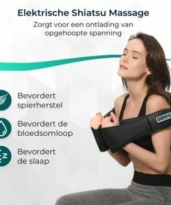 Massagerr? Shiatsu Massagekussen ? Draadloos Nekmassage Apparaat ? Incl. Stressbal - Massage Apparaat Voor Rug, Nek En Schouder ? Infrarood Warmtefunctie -KLASVSA Verkoop 550x550 684