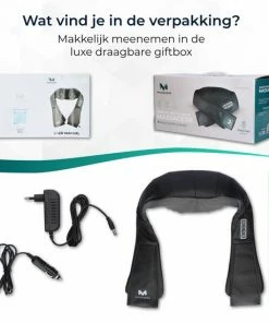 Massagerr? Shiatsu Massagekussen ? Draadloos Nekmassage Apparaat ? Incl. Stressbal - Massage Apparaat Voor Rug, Nek En Schouder ? Infrarood Warmtefunctie -KLASVSA Verkoop 550x550 685