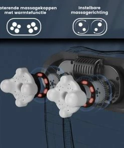 Keltzman Shiatsu Massage Kussen - Electrische Nek, Schouder En Rugmassage - Warmte Functie - Luxe Model - Infrarood - Gratis Draagtas -KLASVSA Verkoop 550x550 705