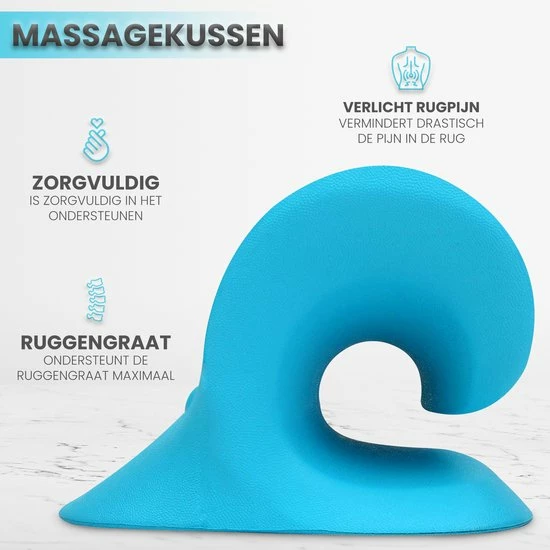 Merkloos Nekstretcher - Massagekussen - Massage Apparaat - Nekpijn - Ontspanning - Spierknopen - Knooppunten - Nekstretcher 2 Kleuren 2 Merkloos Nekstretcher - Massagekussen - Massage Apparaat - Nekpijn - Ontspanning - Spierknopen - Knooppunten - Nekstretcher 2 Kleuren - Afbeelding 2