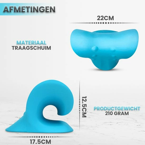 Merkloos Nekstretcher - Massagekussen - Massage Apparaat - Nekpijn - Ontspanning - Spierknopen - Knooppunten - Nekstretcher 2 Kleuren 3 Merkloos Nekstretcher - Massagekussen - Massage Apparaat - Nekpijn - Ontspanning - Spierknopen - Knooppunten - Nekstretcher 2 Kleuren - Afbeelding 3
