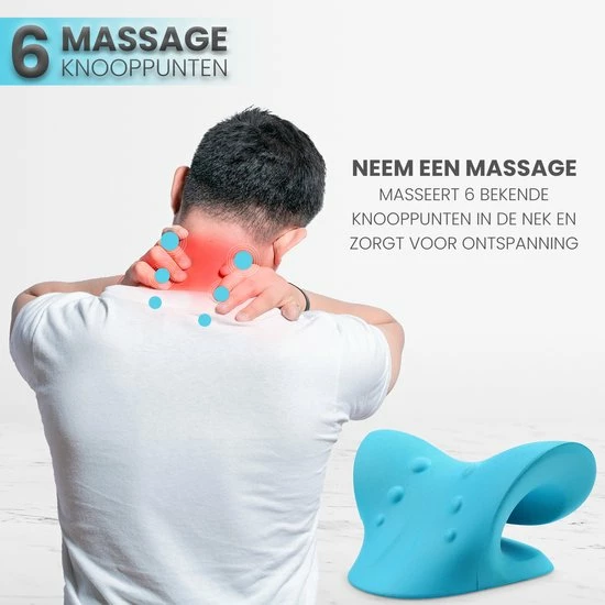 Merkloos Nekstretcher - Massagekussen - Massage Apparaat - Nekpijn - Ontspanning - Spierknopen - Knooppunten - Nekstretcher 2 Kleuren 6 Merkloos Nekstretcher - Massagekussen - Massage Apparaat - Nekpijn - Ontspanning - Spierknopen - Knooppunten - Nekstretcher 2 Kleuren - Afbeelding 6