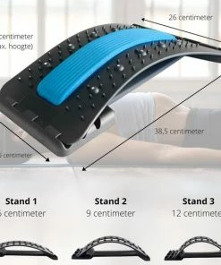 EarKings Backstretcher Massage Apparaat Met Zachte Pads - Verstelbare Rugstretcher Voor Optimale Ontspanning -KLASVSA Verkoop 550x550 718