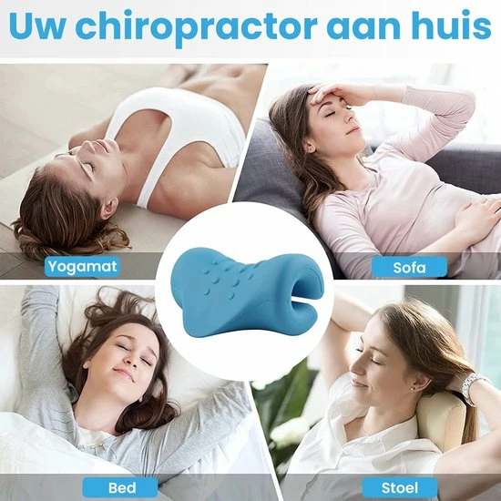 Smilegoods Nekkussen - Nekstretcher - Massagekussen Nek - Nekmassage Apparaat - Shiatsu Massagekussen - Voor Nek- En Rugklachten - Incl. Afneembare Kussensloop 4 Smilegoods Nekkussen - Nekstretcher - Massagekussen Nek - Nekmassage Apparaat - Shiatsu Massagekussen - Voor Nek- En Rugklachten - Incl. Afneembare Kussensloop - Afbeelding 4