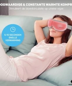 Vulpes Goods Vulpes BodyCare? Professioneel Oogmassage Apparaat ? Verschillende Massages Met Warmte Kompres ? Bluetooth - Oplaadbaar - Helpt Tegen Migraine / Hoofdpijn / Wallen / Stress -KLASVSA Verkoop 550x550 743