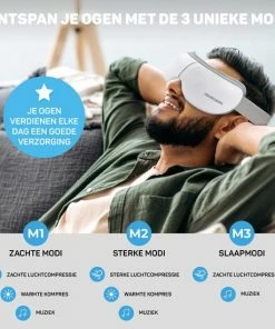 Vulpes Goods Vulpes BodyCare? Professioneel Oogmassage Apparaat ? Verschillende Massages Met Warmte Kompres ? Bluetooth - Oplaadbaar - Helpt Tegen Migraine / Hoofdpijn / Wallen / Stress -KLASVSA Verkoop 550x550 748
