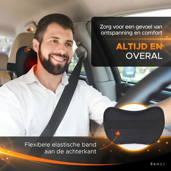 FAMBZ Premium Infrarood Massage Shiatsu Kussen Apparaat Draadloos (Oranje) - 3 Snelheden - Massageapparaat voor Nek / Schouder ? Nekmassage Apparaat - Massagekussen FAMBZ Premium Infrarood Massage Shiatsu Kussen Apparaat Draadloos (Oranje) - 3 Snelheden - Massageapparaat Voor Nek / Schouder ? Nekmassage Apparaat - Massagekussen -KLASVSA Verkoop 550x550 772