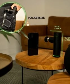 Tunturi Massage Gun Mini - Massage Apparaat - Massage Pistool - Oplaadbaar - Incl. 4 Opzetstukken En Koffer -KLASVSA Verkoop 550x550 776