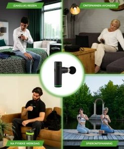 Tunturi Massage Gun Mini - Massage Apparaat - Massage Pistool - Oplaadbaar - Incl. 4 Opzetstukken En Koffer -KLASVSA Verkoop 550x550 780