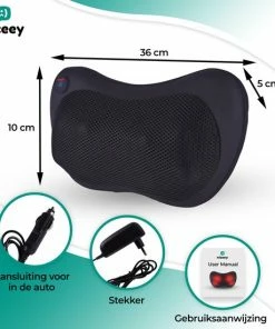 Niceey Shiatsu Massagekussen Nek En Rug - Nekmassage Apparaat - Infrarood Massageapparaat - Massage Kussen - 8 Massageknoppen - Zwart 11 Niceey Shiatsu Massagekussen Nek En Rug - Nekmassage Apparaat - Infrarood Massageapparaat - Massage Kussen - 8 Massageknoppen - Zwart -KLASVSA Verkoop 550x550 795