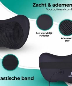 Niceey Shiatsu Massagekussen Nek En Rug - Nekmassage Apparaat - Infrarood Massageapparaat - Massage Kussen - 8 Massageknoppen - Zwart 12 Niceey Shiatsu Massagekussen Nek En Rug - Nekmassage Apparaat - Infrarood Massageapparaat - Massage Kussen - 8 Massageknoppen - Zwart -KLASVSA Verkoop 550x550 796