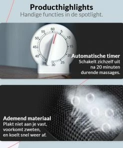 Buxibo Elektrisch Shiatsu Massage Kussen 2.00 - Met Stoelgesp En Armlussen- Met Warmte Functie - Zwart 11 Buxibo Elektrisch Shiatsu Massage Kussen 2.00 - Met Stoelgesp En Armlussen- Met Warmte Functie - Zwart -KLASVSA Verkoop 550x550 846