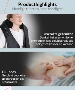 Buxibo Elektrisch Shiatsu Massage Kussen 2.00 - Met Stoelgesp En Armlussen- Met Warmte Functie - Zwart 12 Buxibo Elektrisch Shiatsu Massage Kussen 2.00 - Met Stoelgesp En Armlussen- Met Warmte Functie - Zwart -KLASVSA Verkoop 550x550 847