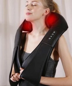 Buxibo Elektrisch Shiatsu Massage Kussen 2.00 - Met Stoelgesp En Armlussen- Met Warmte Functie - Zwart 15 Buxibo Elektrisch Shiatsu Massage Kussen 2.00 - Met Stoelgesp En Armlussen- Met Warmte Functie - Zwart -KLASVSA Verkoop 550x550 850