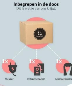 Buxibo Elektrisch Shiatsu Massage Kussen 2.00 - Met Stoelgesp En Armlussen- Met Warmte Functie - Zwart 16 Buxibo Elektrisch Shiatsu Massage Kussen 2.00 - Met Stoelgesp En Armlussen- Met Warmte Functie - Zwart -KLASVSA Verkoop 550x550 851