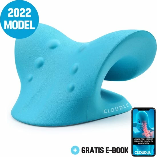 CLOUDLE Nekkussen - Massagekussen - Nekstretcher - Nekmassage Apparaat - Hoofdkussen Tegen Nekklachten - Shiatsu Massagekussen - Met Gratis E-book 1 CLOUDLE Nekkussen - Massagekussen - Nekstretcher - Nekmassage Apparaat - Hoofdkussen Tegen Nekklachten - Shiatsu Massagekussen - Met Gratis E-book