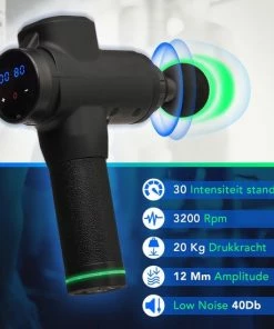 LifeGoods Massage Gun - Professioneel Massage Apparaat - Nek, Rug, Fullbody - Acupressuur, Klop En Compressie - 6 Opzetstukken - Koffer - 30 Standen - Zwart 10 LifeGoods Massage Gun - Professioneel Massage Apparaat - Nek, Rug, Fullbody - Acupressuur, Klop En Compressie - 6 Opzetstukken - Koffer - 30 Standen - Zwart -KLASVSA Verkoop 550x550 86
