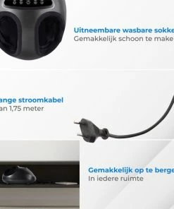 Nuvance - Voetmassage Apparaat - 15 Standen - Bloedsomloop - Grijs 5 Nuvance - Voetmassage Apparaat - 15 Standen - Bloedsomloop - Grijs -KLASVSA Verkoop 550x550 865