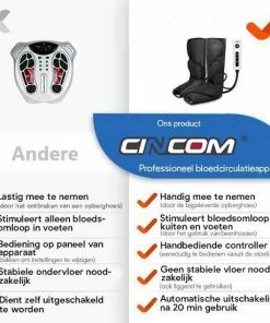 CINCOM® Professioneel Compressie Beenmassage Apparaat - Voetmassage Apparaat Bloedsomloop - Met Nederlandse Handleiding 19 CINCOM® Professioneel Compressie Beenmassage Apparaat - Voetmassage Apparaat Bloedsomloop - Met Nederlandse Handleiding -KLASVSA Verkoop 550x550 869
