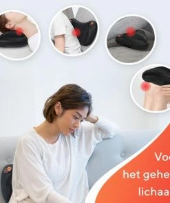 Comfore - Draadloos Massage Kussen - Shiatsu Massage - Infrarood Warmte -KLASVSA Verkoop 550x550 883