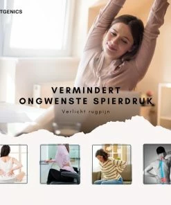 FitGenics | Verstelbare 4 Standen Backstretcher - Rugstretcher Tegen Rug- & Nekklachten -KLASVSA Verkoop 550x550 890