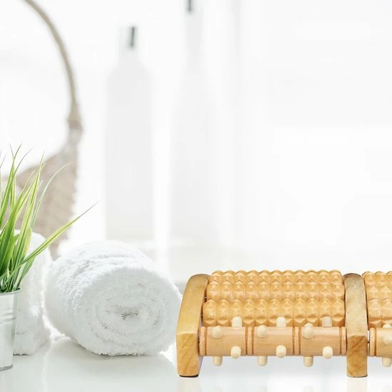 Relaxdays Houten Voetmassage Roller - Voetmassage - 2 Voeten - Voetroller - Massageroller 5 Relaxdays Houten Voetmassage Roller - Voetmassage - 2 Voeten - Voetroller - Massageroller - Afbeelding 5