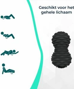 Massagerr? Duo Massagebal - Vibrerend - Triggerpoint Bal - 4 Tril Niveaus - Massage Bal Elektrisch - Peanut Ball - Lacrosse Bal - Massage Roller Rug, Nek, Fullbody -KLASVSA Verkoop 550x550 921