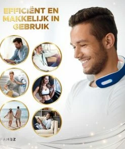 FAMBZ Ultimate Infrarood Nekmassage Apparaat (Oceaan Blauw) - 5 Verschillende Massages Met 16 Snelheden 13 FAMBZ Ultimate Infrarood Nekmassage Apparaat (Oceaan Blauw) - 5 Verschillende Massages Met 16 Snelheden -KLASVSA Verkoop 550x550 933