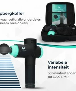 Massagerr? Massage Gun - 30 Snelheidsniveaus - 6 Opzetstukken - Inclusief Stressbal - Massage Apparaat ? Sport En Relax Massage -KLASVSA Verkoop 550x550 958