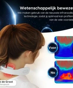 Diley Dreams® Infrarood Nekmassage Apparaat Met 3D Slaapmasker – Massage Apparaat – Massagekussen – Wit -KLASVSA Verkoop 550x550 964