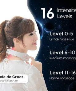 Diley Dreams® Infrarood Nekmassage Apparaat Met 3D Slaapmasker – Massage Apparaat – Massagekussen – Wit -KLASVSA Verkoop 550x550 970