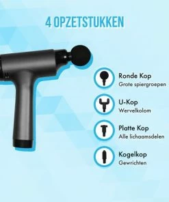 Silvergear Professionele Massage Gun - Sport En Relax Massage - 4 Uur Batterijduur - Met Luxe Opbergkoffer -KLASVSA Verkoop 550x550 992
