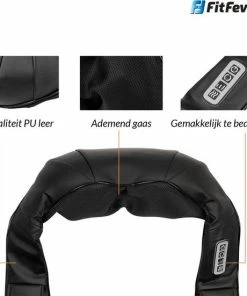 FitFever Massagekussen - Shiatsu - Nek, Rug En Schouders - Massage Apparaat - Zwart -KLASVSA Verkoop 550x551 19