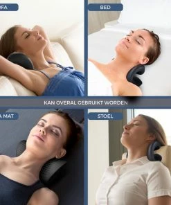 Novabeau? Professionele Nekkussen ? Rugstretcher - Nekstretcher Voor Nekmassage ? Massagekussen Voor Nektractie - Massage Kussen Tegen Nekpijn ? Incl. Opbergtas En Slaapmasker -KLASVSA Verkoop 550x551 20