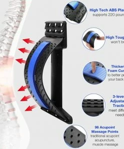 Belenthi Backstretcher Voor Rugklachten Met Montageband -Rugstretcher - 2-pack - Nekstretcher- Verstelbare Backstretcher- Rugkraker- Postuur Corrector- -KLASVSA Verkoop 550x551 24