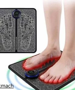 Takmach Professionele Bloedcirculatie Apparaat - Voetmassage Apparaat - Stimuleert Bloedsomloop Voor Voeten -EMS - Acupressuur Verbetering Bloedsomloop ? Kuiten Trainer - Voet Massage - EMS Trainer ?- Draadloos - Compact-usb Voetmassagemat