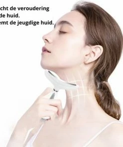 Everything You Want EYW Gezichtsnek Massageapparaat – Fatburner – Vetverbrander - Dubbele Kin - Dubbele Kin Afslanker - Onderkin Afslanker - Met Warmtefunctie – Elektrische - Wit -KLASVSA Verkoop 550x551 6