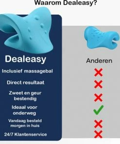 DealEasy - Nekstretcher - Massagekussen - Nekkussen - Incl Massagebal -KLASVSA Verkoop 550x552 11