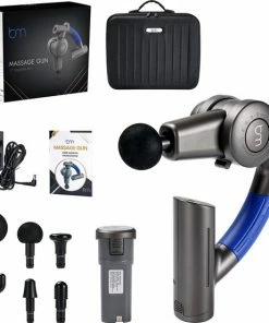Bluemay Massage Gun - Massageapparaat - 5 Instelbare Hoeken - 6 Massagekoppen - Carry Case -KLASVSA Verkoop 550x552 19