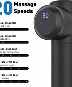 Northwall Northgun PRIME - Massage Gun - Sport En Relax Massage Apparaat - Professioneel Massage Pistool - Zwart Massagegun -KLASVSA Verkoop 550x552