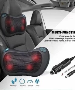 MOSO Shiatsu Massagekussen Met Infrarood Warmte Functie Nekkussen Voor Nek Schouder Rug Hand Voor Thuis En Auto Zwart 9 MOSO Shiatsu Massagekussen Met Infrarood Warmte Functie Nekkussen Voor Nek Schouder Rug Hand Voor Thuis En Auto Zwart -KLASVSA Verkoop 550x552 9