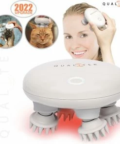 Salvano Hoofdmassage Apparaat Met Infrarood ? Elektrisch Massageapparaat - Scalp Massager - Waterdicht - Haarborstel ? Stimuleert Haargroei En Bloedsomloop - USB Oplaadbaar