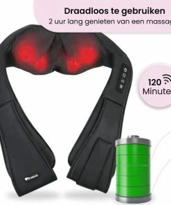 BrellaVio XL Draadloos Massage Kussen + Massagebal - Warmte Functie En Rugsluiting Voor Handsfree Gebruik - Shiatsu Apparaat Voor Nek/Schouder/Rug/Voeten 3 BrellaVio XL Draadloos Massage Kussen + Massagebal - Warmte Functie En Rugsluiting Voor Handsfree Gebruik - Shiatsu Apparaat Voor Nek/Schouder/Rug/Voeten -KLASVSA Verkoop 550x553